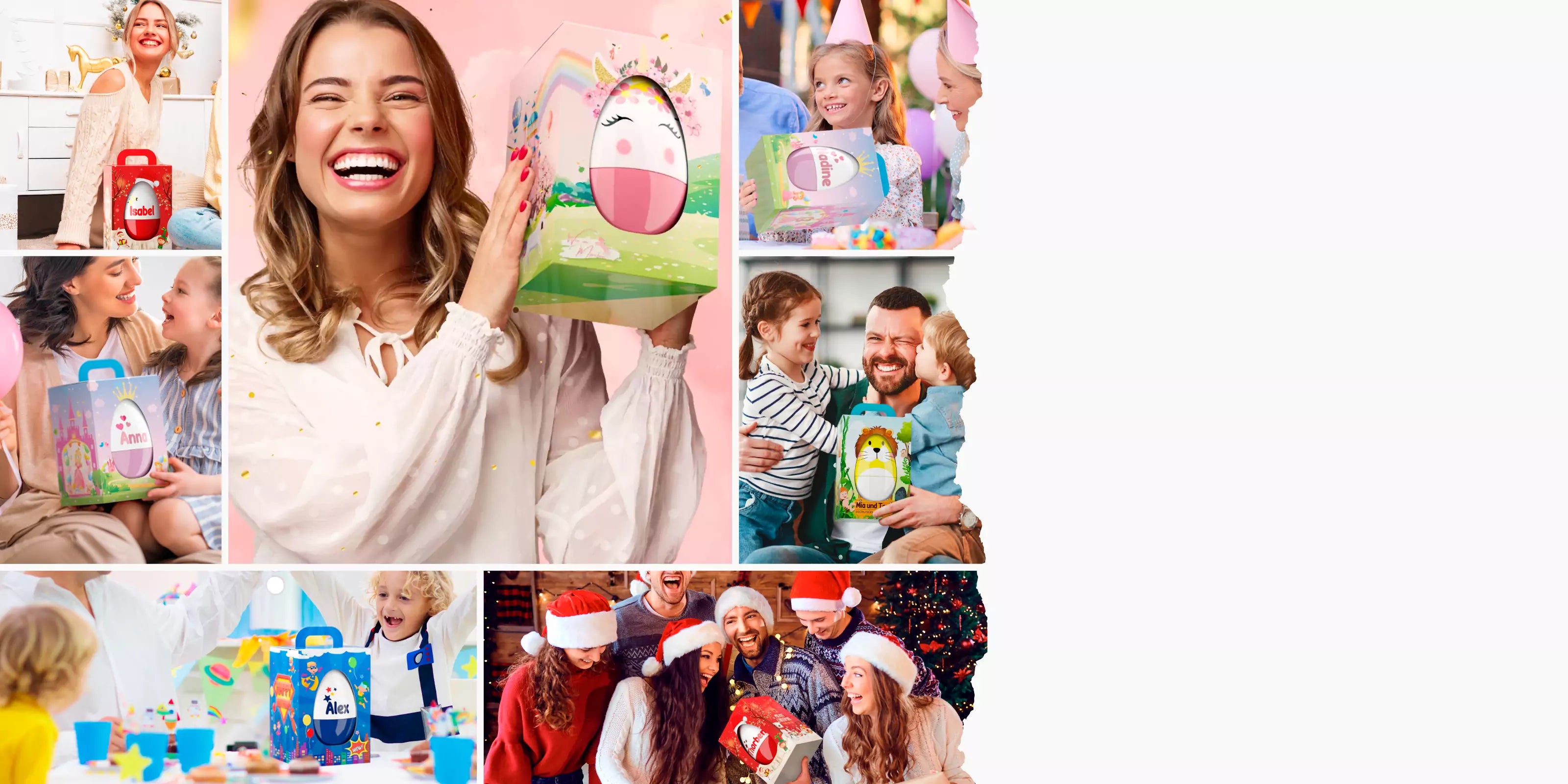 Personalisierte Schoko-Eier