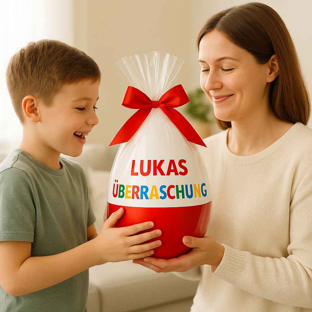 DIY Überraschungsei - Rot