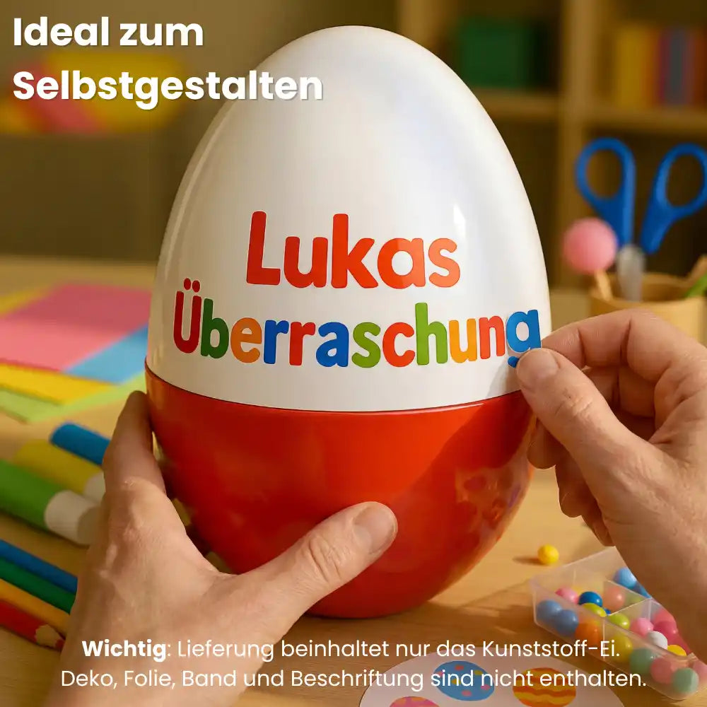 DIY Überraschungsei - Rot