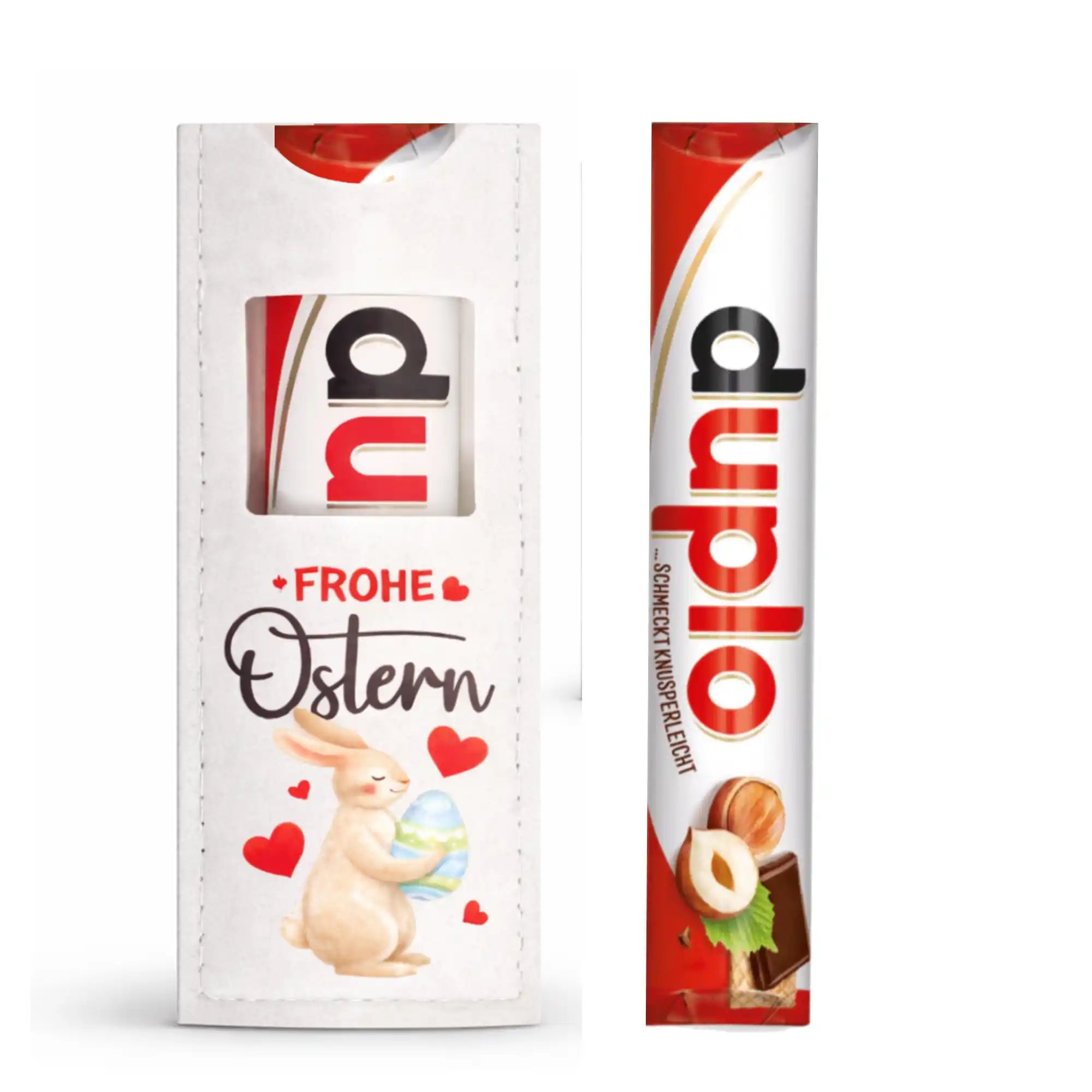 Filz-Geschenktasche inkl. Riegel - Frohe Ostern