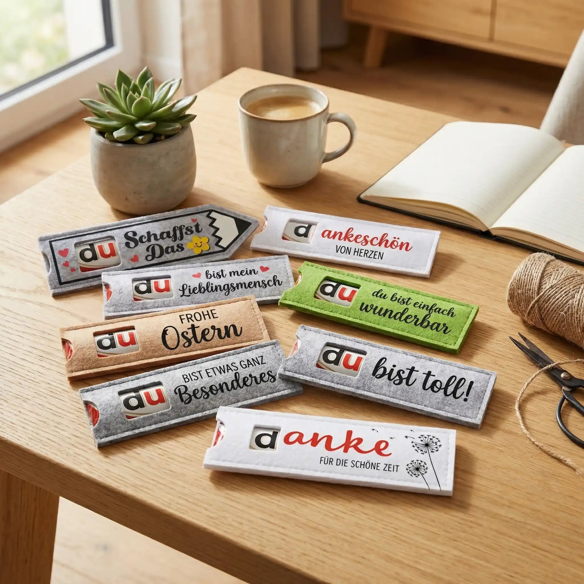 Filz-Geschenktasche inkl. Riegel - Osterhäschen