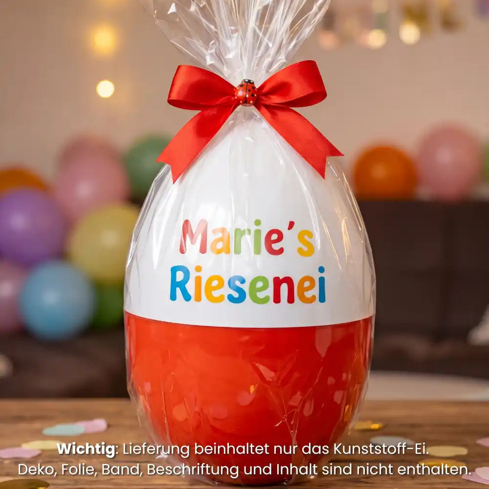 DIY Überraschungsei - Rot