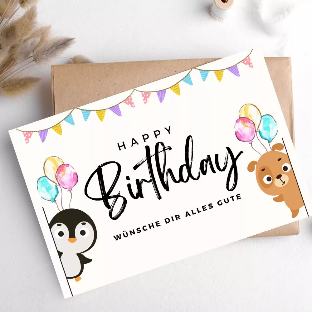 Happy Birthday - Alles Gute