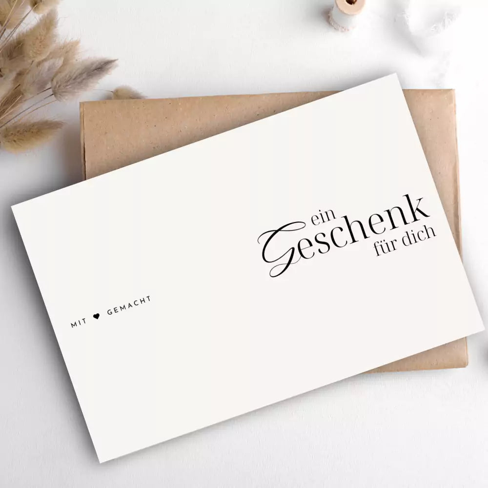 Ein Geschenk für dich