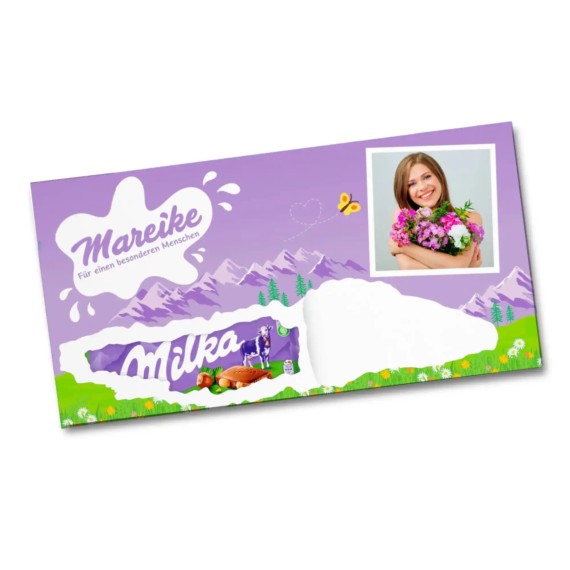 Riesentafel mit Foto