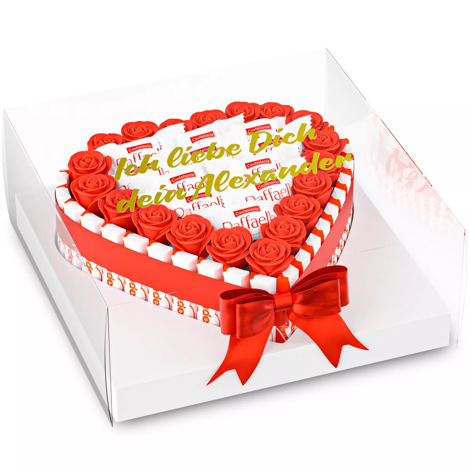 Riegelherz Romantik Rot