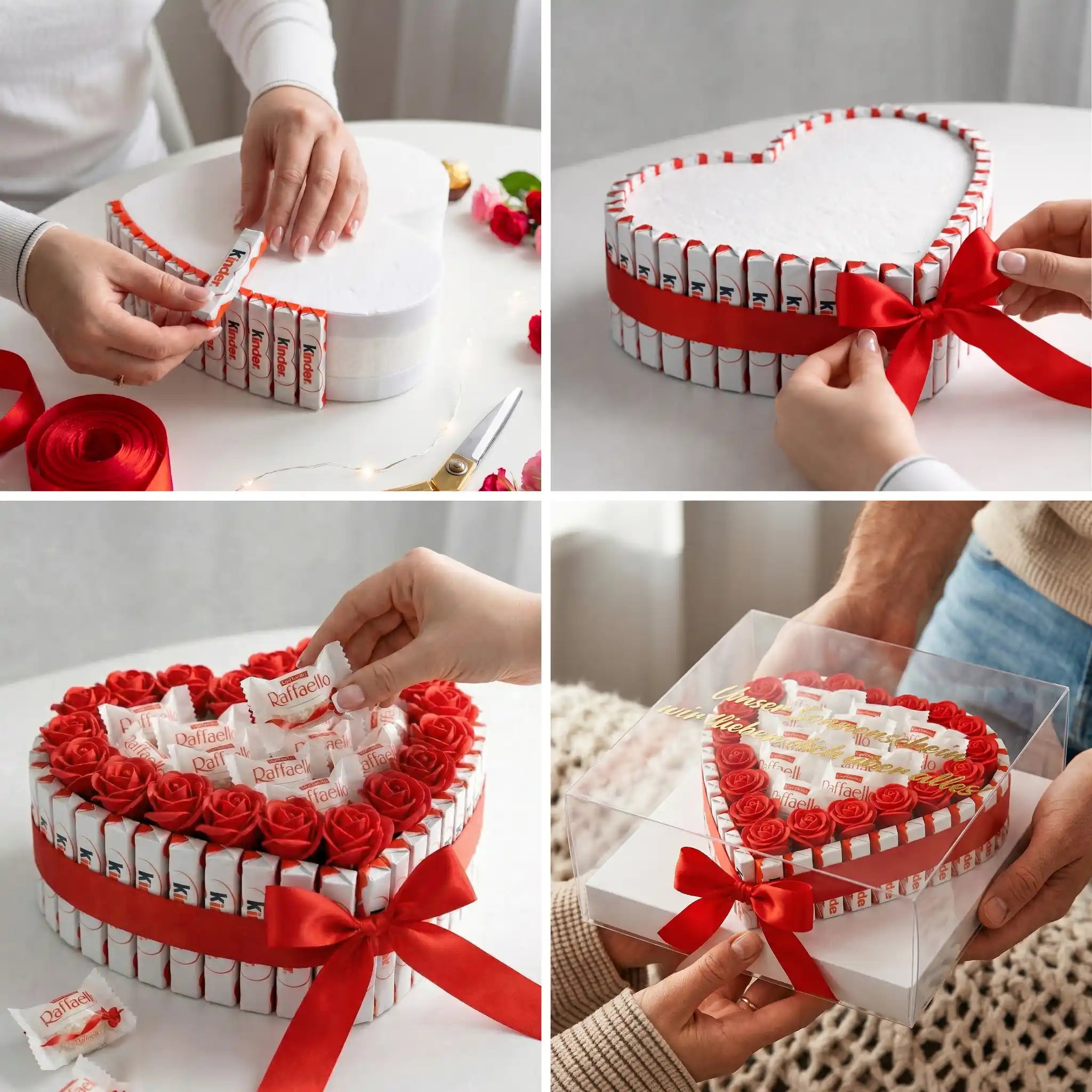 DIY Herz Geschenkbox [3er Set]