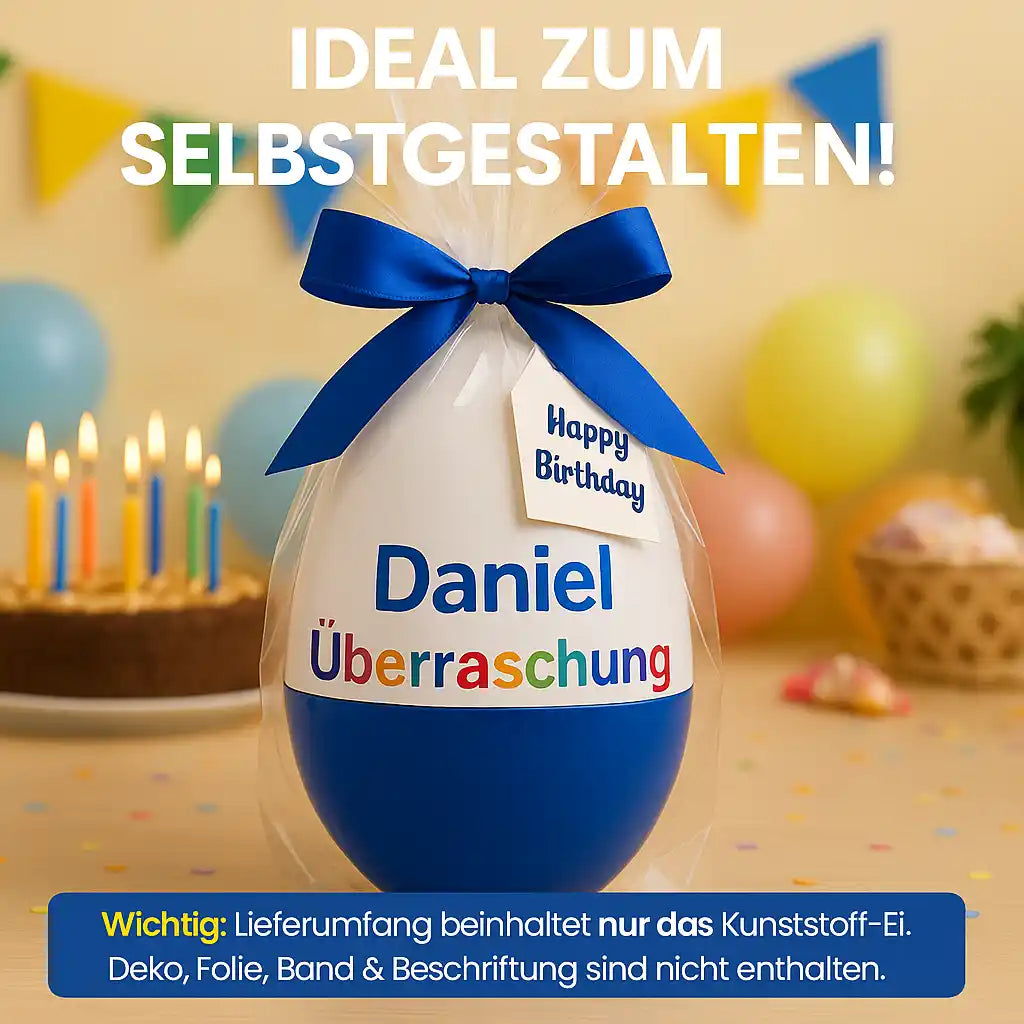 DIY Überraschungsei - Blau
