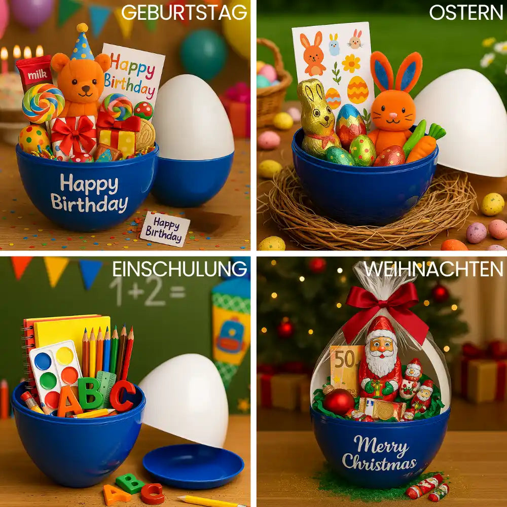 DIY Überraschungsei - Blau