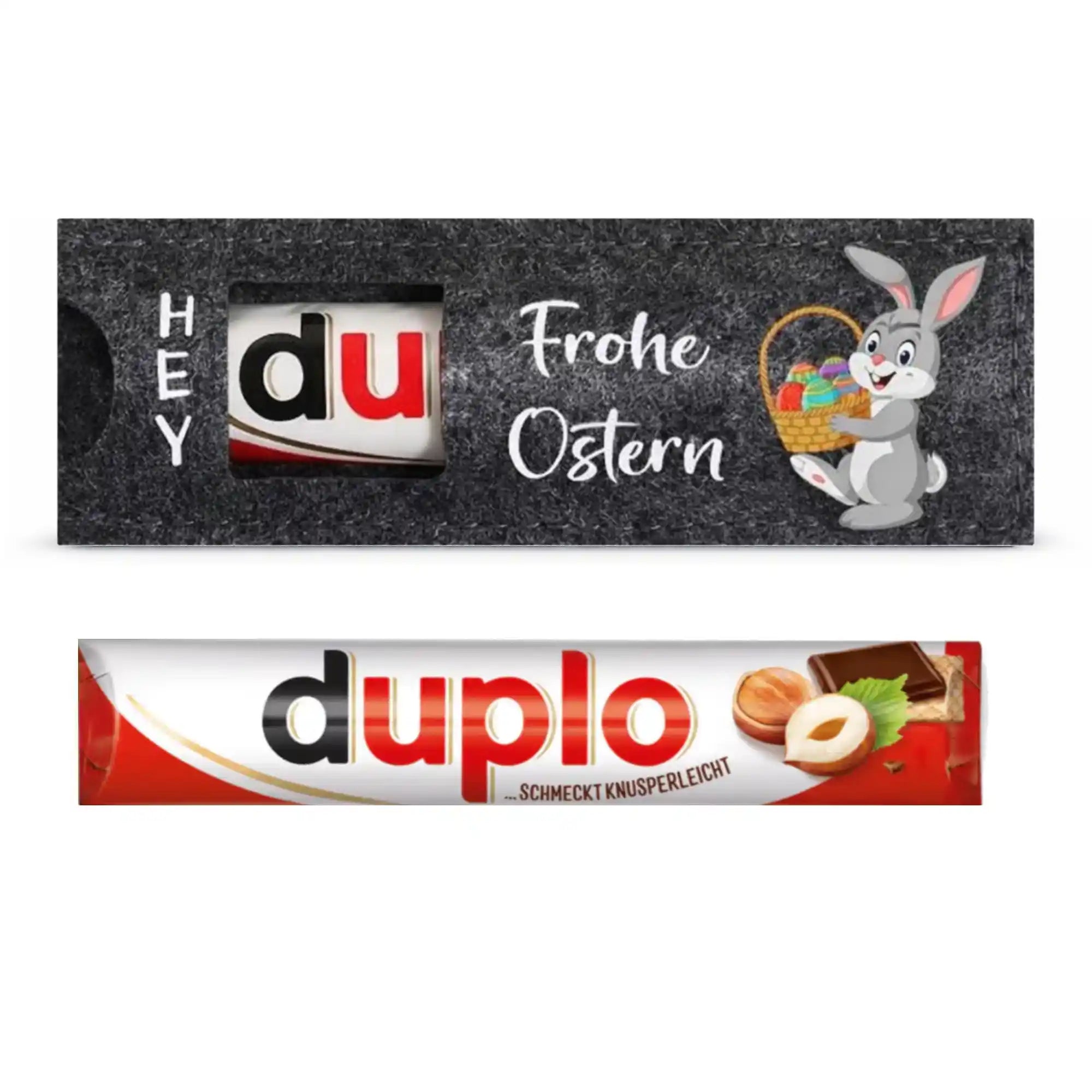 Filz-Geschenktasche inkl. Riegel - Osterhäschen
