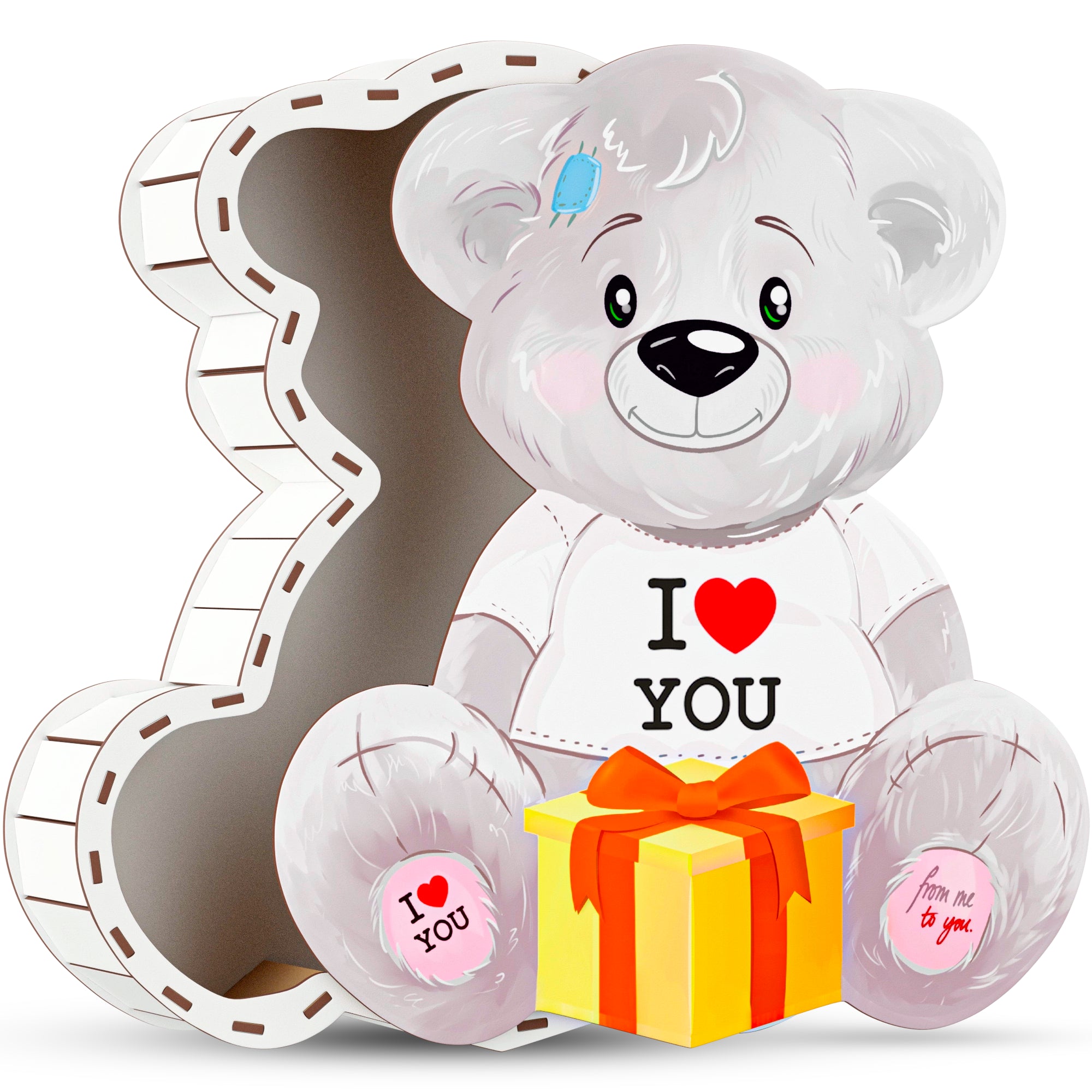 Liebesbär Grau