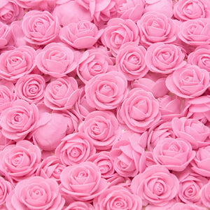 Mini Schaumstoffrosen – Rosé (30 Stück)